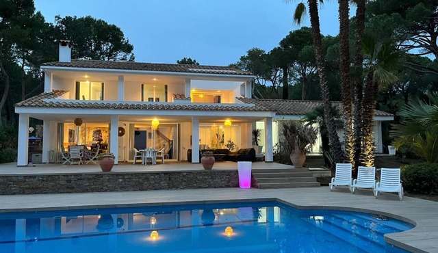 Exquisite Retreat in Cala Corbs: Panoramic View and Direct Access to the Sea.