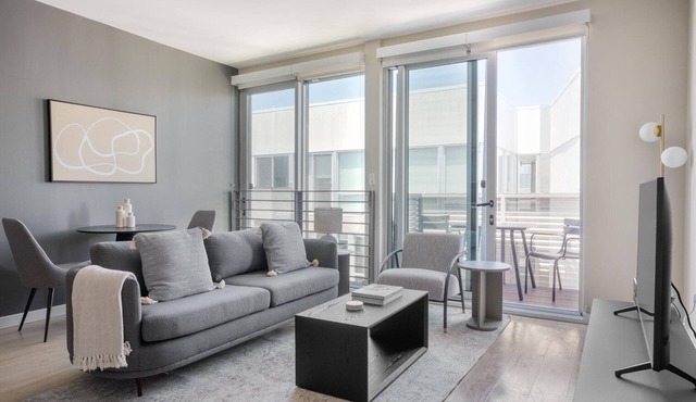 Exquisite SoMa 1BR w/Garden Patio, nr Tech Companies, by Blueground