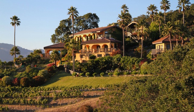 Exquisite Wine Country Villa, Winery And Wine Cave, Villa Montebella