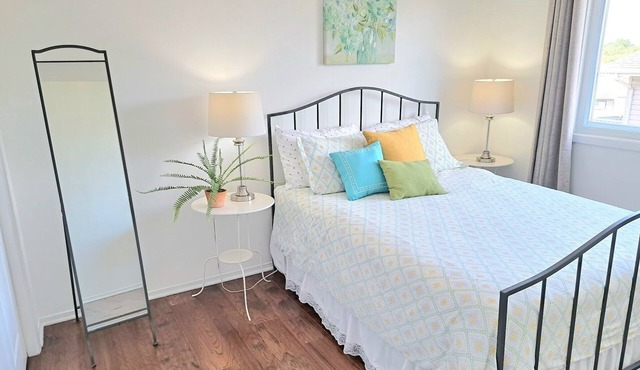 Extended Stay 2 BR Condo - Walk to Train!