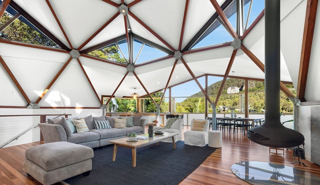 Extraordinary Dome Retreat with Mount Coolum Views