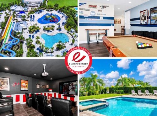 Extravagant Home With Movie Theater, Private Pool And Waterpark & Resort Access At Encore Resort - 241Fl