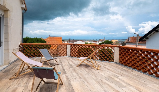 F Propriété spacieuse à Saint Trojan Vue mer