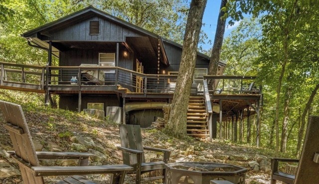 Fabulous 3-bedroom 2 Story Cabin with a fully finished basement.