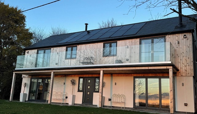 Fabulous Countryside Modern Retreat with Stunning Views and Log Burners