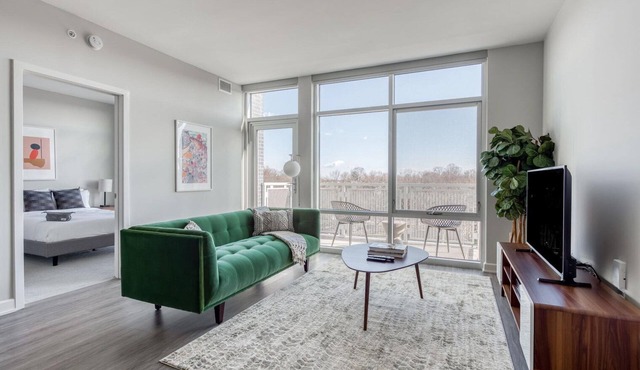 Fabulous Fairfax 1BR w/Gym & W/D, close to Theater, by Blueground