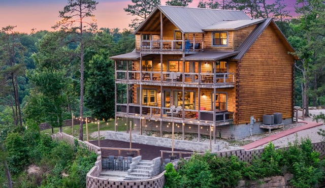 Fabulous immense lodge, sitting on top of the world, with breathtaking views