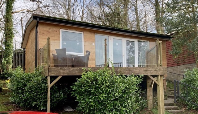 Fabulous little hideaway Lodge on a country holiday park near Caernarfon