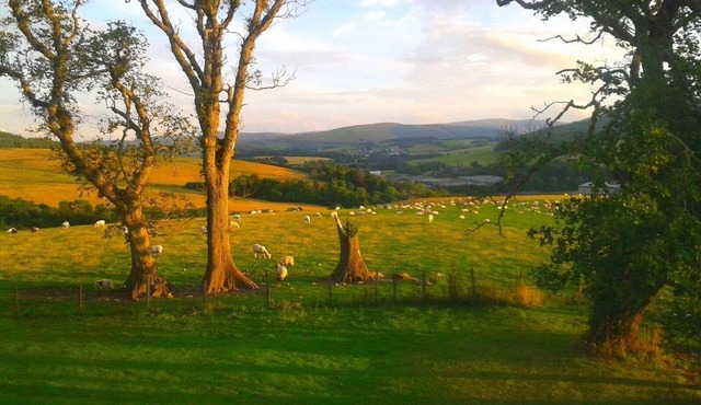 Fabulous open views over Dufftown