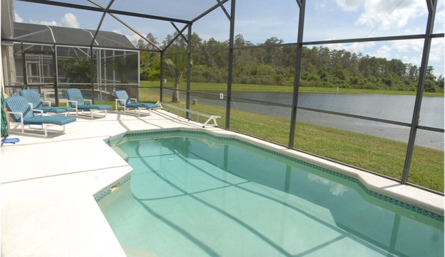 Fabulous South Facing Lakeside Villa with Private Pool, all at ground level.