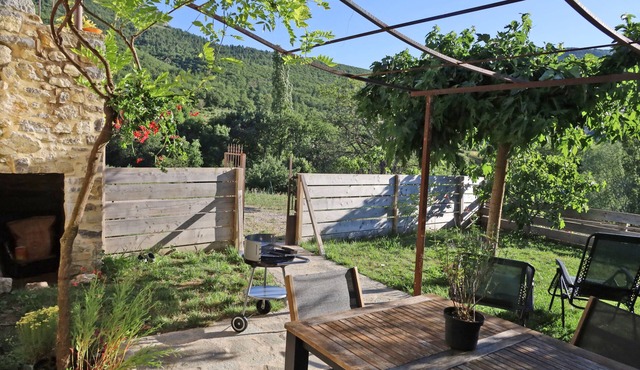 Facing the valley, in Ste Jalle, gîte equipped for 4