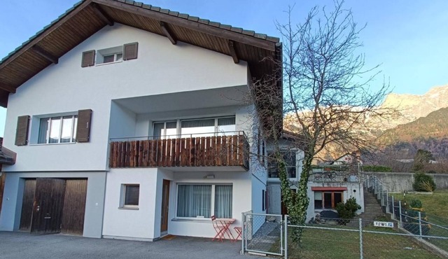 Falknis holiday flat in Maienfeld with mountain views