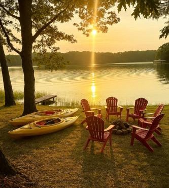 Fall Special! Lakefront, Firepit,Dock,Kayaks,Deck