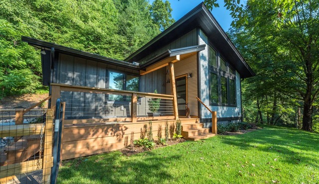 Falling Waters Cabin | Sleek & Stylish One Level Living