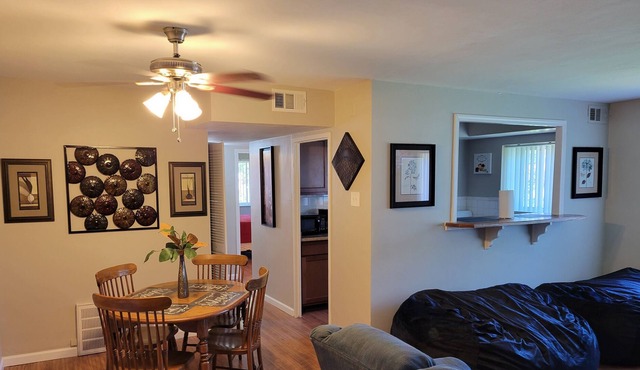 Fam friendly, Self Check in, Garage Parking, Large