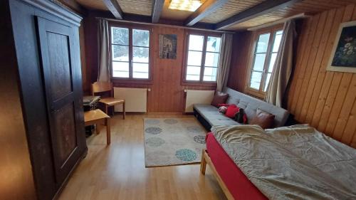 Familienzimmer mit Bergblick