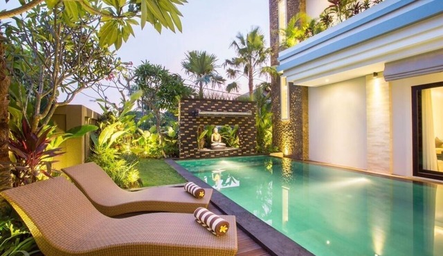 Family 3BR Private Pool Villa | 10 Min to Jimbaran Sunset Beach