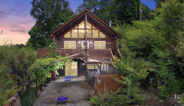 Family and pet friendly Mountain Cabin with hot tub and mountain views