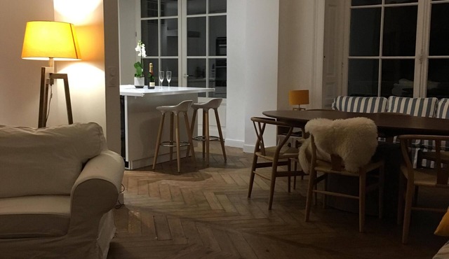 Family apartment by the beach