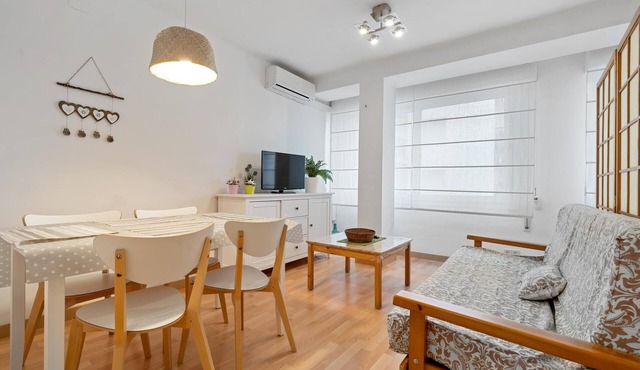 Family apartment with the beach only a step away