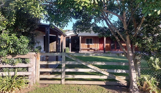 Family Bach at the Stock Route, Wainui Beach.