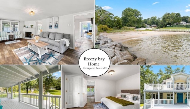 Family Beach House: Spacious Deck, Grill & Views