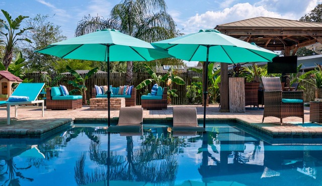 Family Beach Oasis with Heated Pool