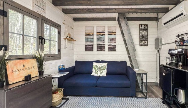 Family Bunkie | Sleeps 4 | Forest Views + Loft