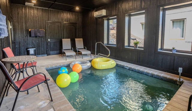 Family Cabin with Pool, Gym, Hot Tub, & Game Room!