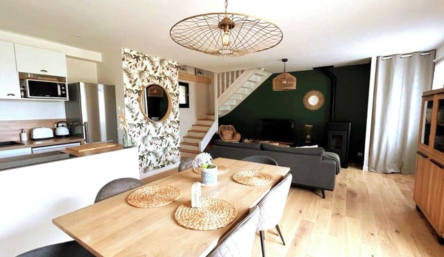 Family cottage close to the beach