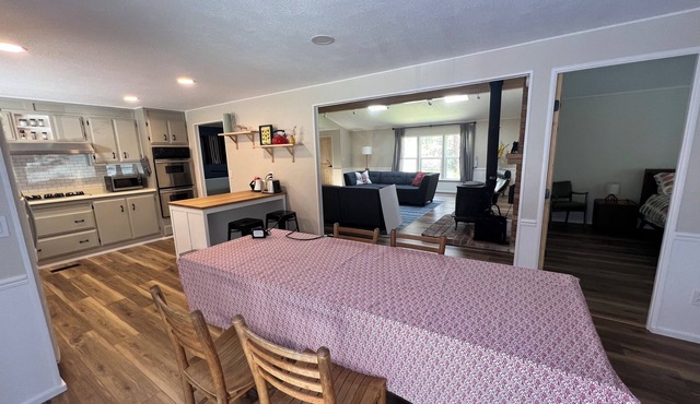 Family farm experience with large recreation pond, animals, and more