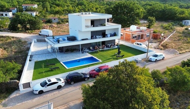 Family friendly house with a swimming pool Seline, Paklenica (K-23560)