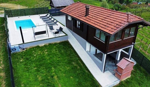 Family friendly house with a swimming pool Veliko Trgovišće, Zagorje (K-20839)