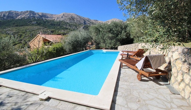 Family friendly house with a swimming pool Draga Bašćanska, Krk (K-19204)