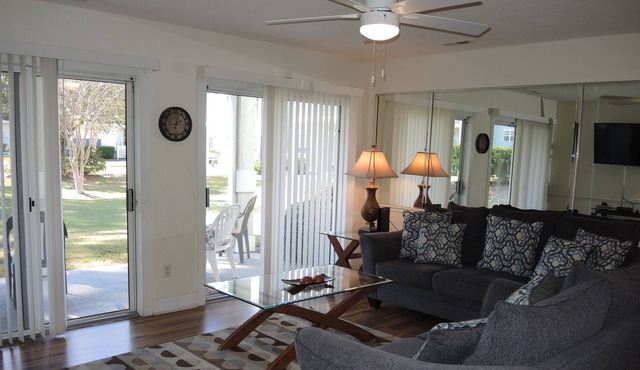 Family Friendly 2 bedroom, 2 bath, with 27 holes of golf available, great resort amenities(1202)