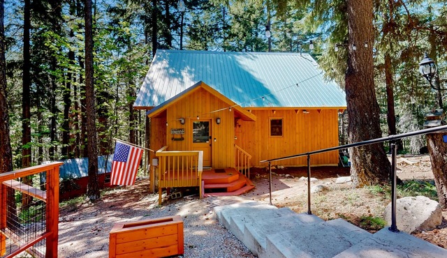 Family-friendly cabin with wood stove, Internet and W/D