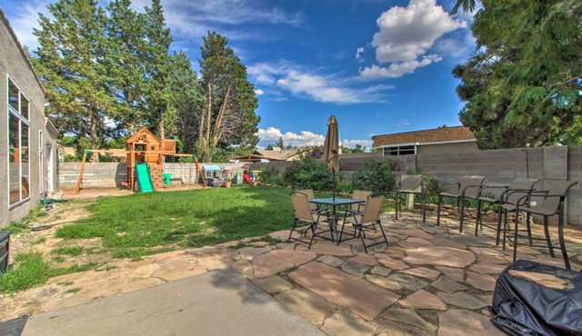 Family-Friendly Escape with Jungle Gym and Yard!