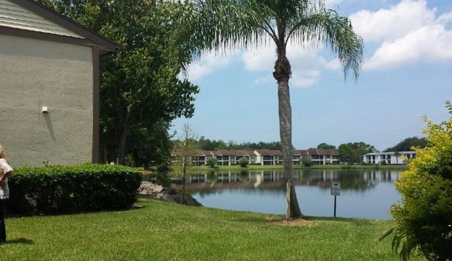 family friendly, gated community, two pools, lake outside back door.
