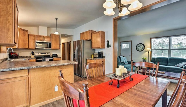 Family-Friendly Getaway with Tainter Lake Access!