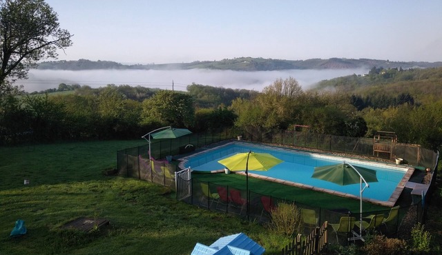 Family friendly gite with shared pool