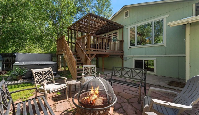 Family-Friendly Home Near Trails w/Yard & Hot Tub
