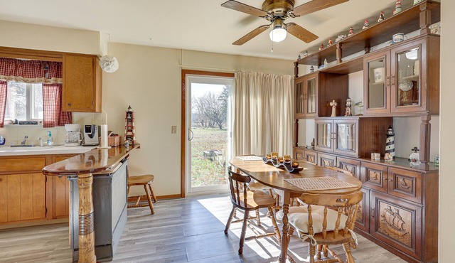 Family-Friendly Home w/Fire Pit ~ 10 Mi to Akron!