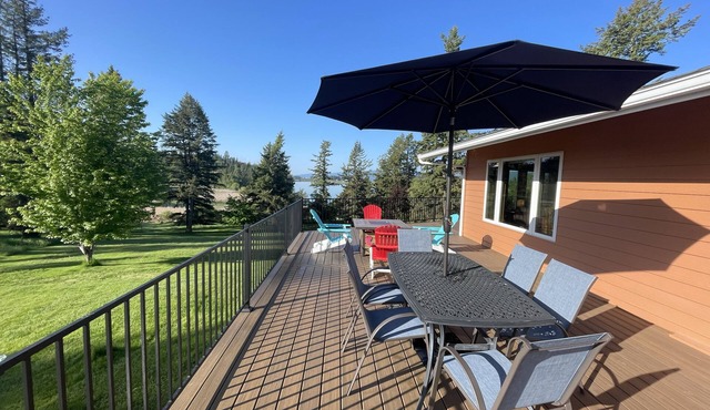 Family friendly home on Flathead River with amazing views, dock and toys galore