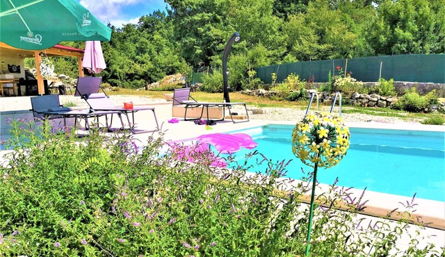 Family friendly house with a swimming pool Ružići (Opatija) (K-16202)