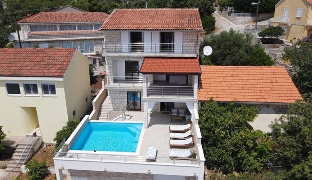 Family friendly house with a swimming pool Brna, Korčula (K-13943)