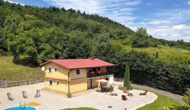 Family friendly house with a swimming pool Vrbovsko, Gorski kotar (K-20331)
