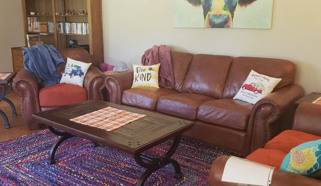 Family friendly house in a countryside setting with wifi and A/C
