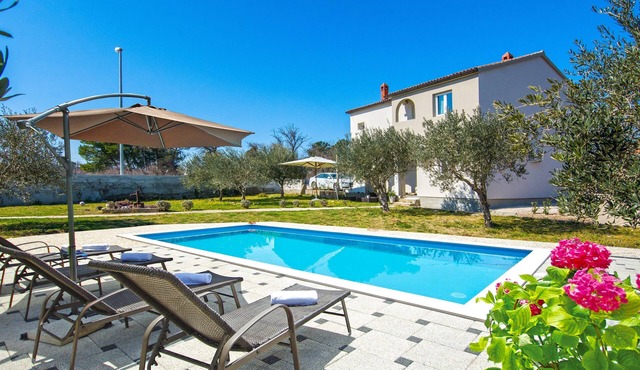 Family friendly house with a swimming pool Nin, Zadar (K-19431)