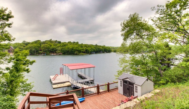 Family-Friendly Lake Getaway w/ Dock Near KC!