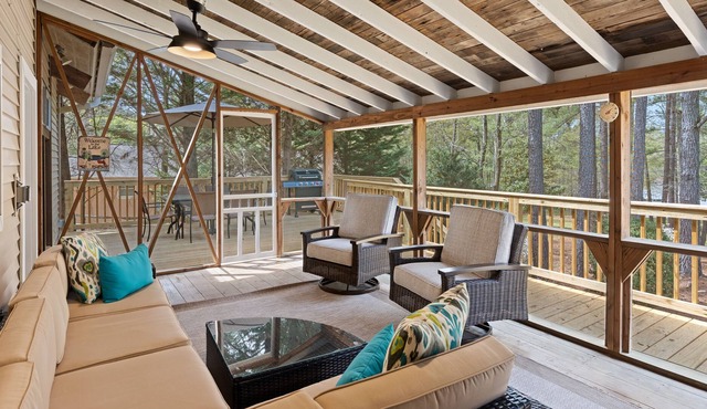 Family-Friendly Lakefront Cabin with Private Dock